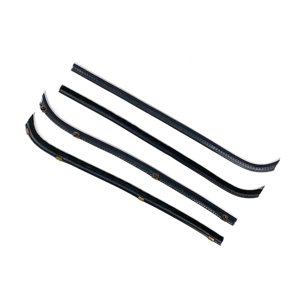 Fairchild Industries 1947-1964 Jeep Willy'S Truck 4Pc Belt Weatherstrip Kit KD2080 - main